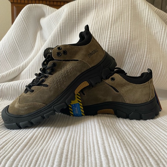 NWT Dinggu steel toe safety shoes men size 7 - Picture 6 of 11